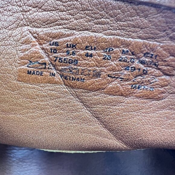 Timberland Boot Company Men Size 10 75509 Brown Leather Plain Toe Chukka Boot - Picture 13 of 16